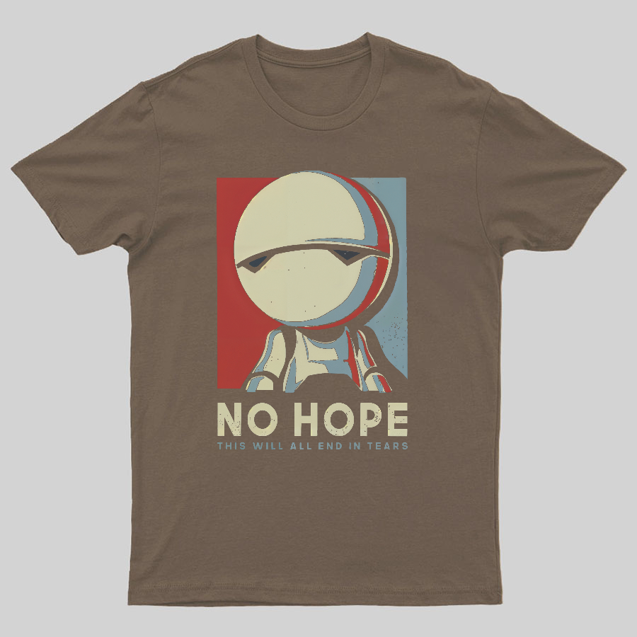 No Hope Marvin Robot Geeky T-Shirt