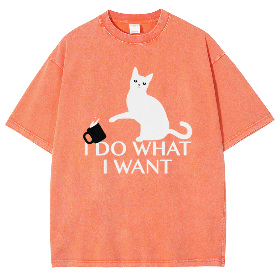 I Do What I Want Vintage Distressed T-shirt
