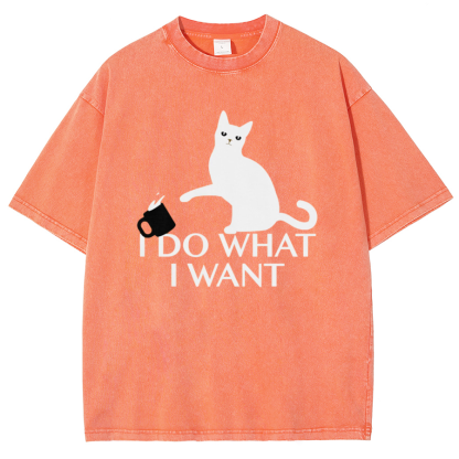 I Do What I Want Vintage Distressed T-shirt