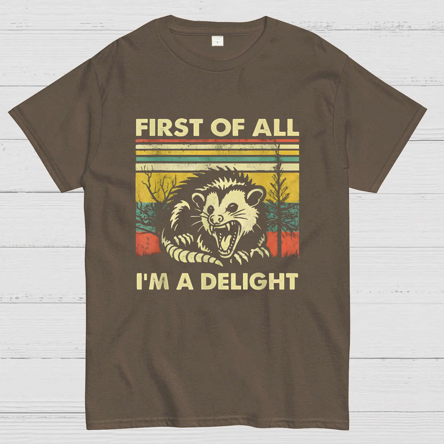 First Of All I'm A Delight Sarcastic Geeky T-Shirt