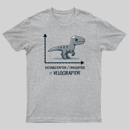 Velociraptor Geeky T-Shirt