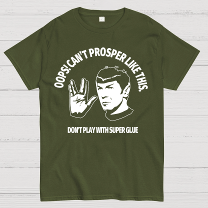 Oops! Can’t Prosper Like This. Funny Geek T-Shirt