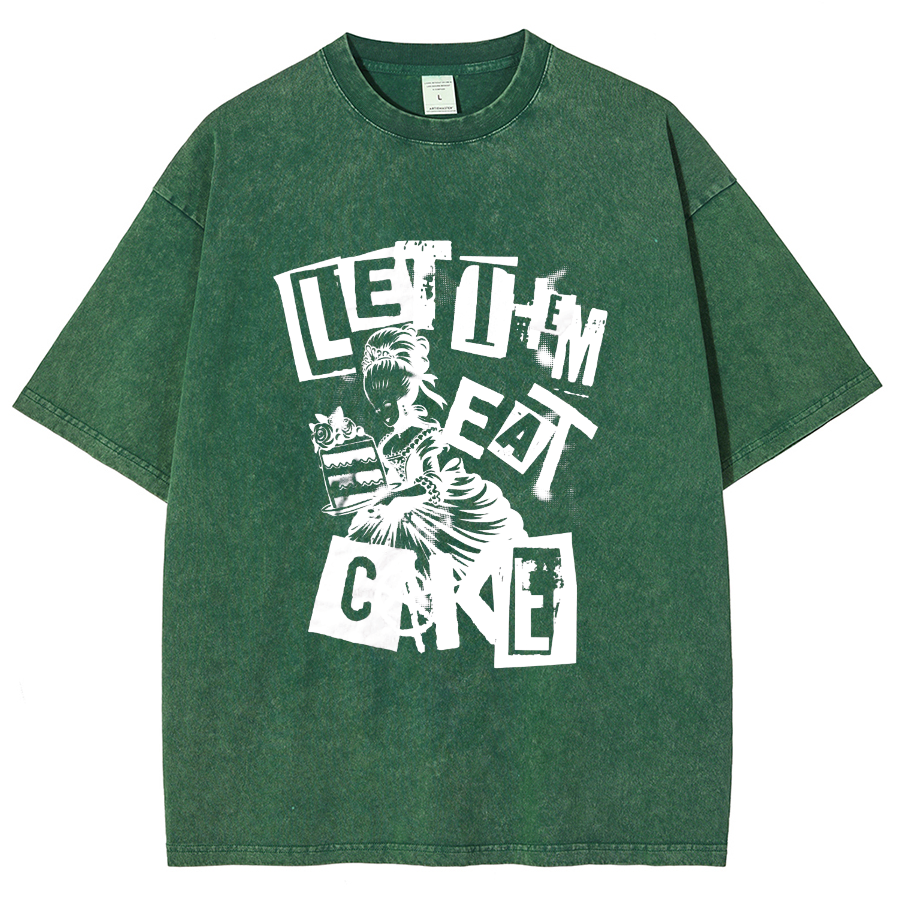 Let Them Eat Cake Vintage Distressed T-shirt