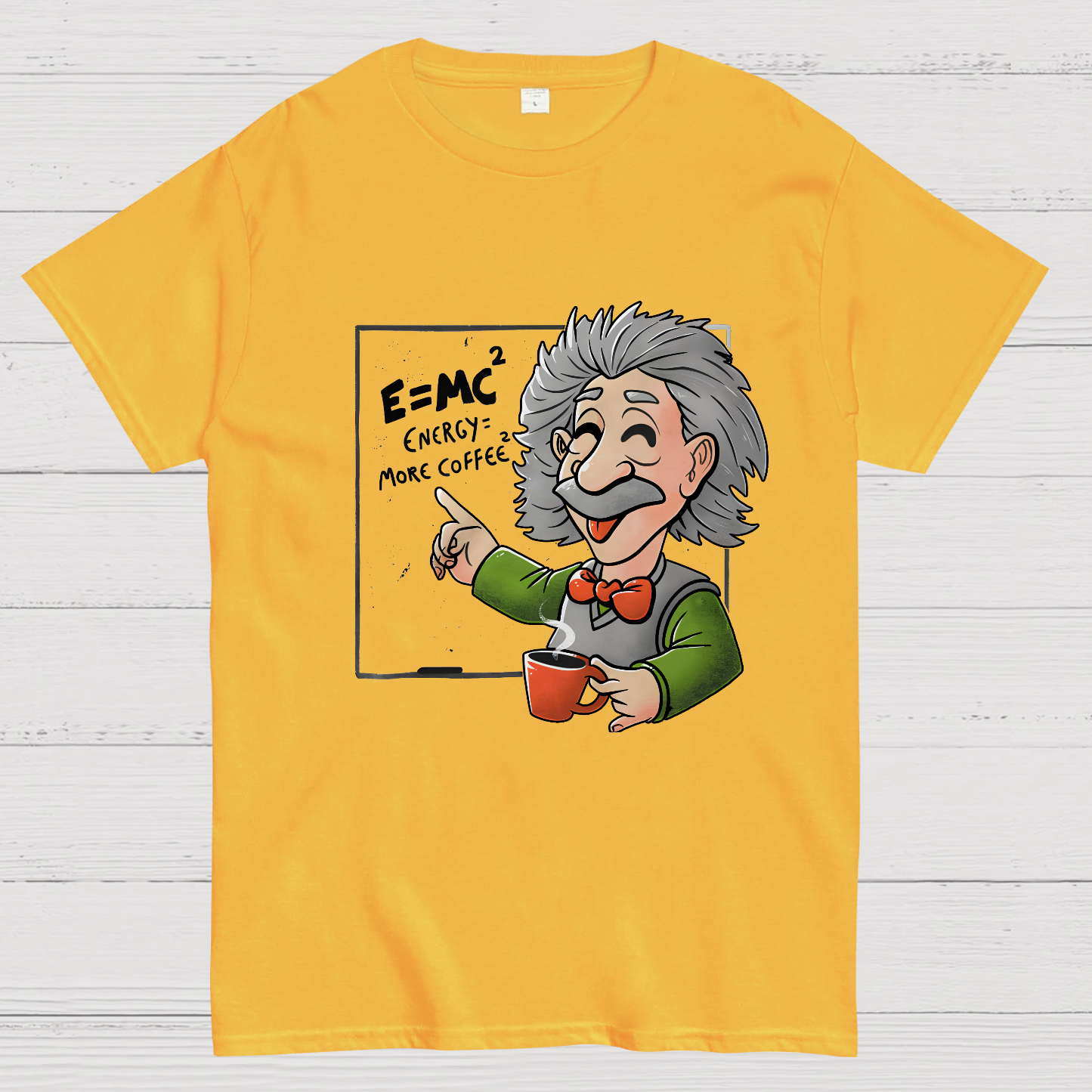 Energy More Coffee - Funny Nerd Einstein Theory Nerdy T-Shirt
