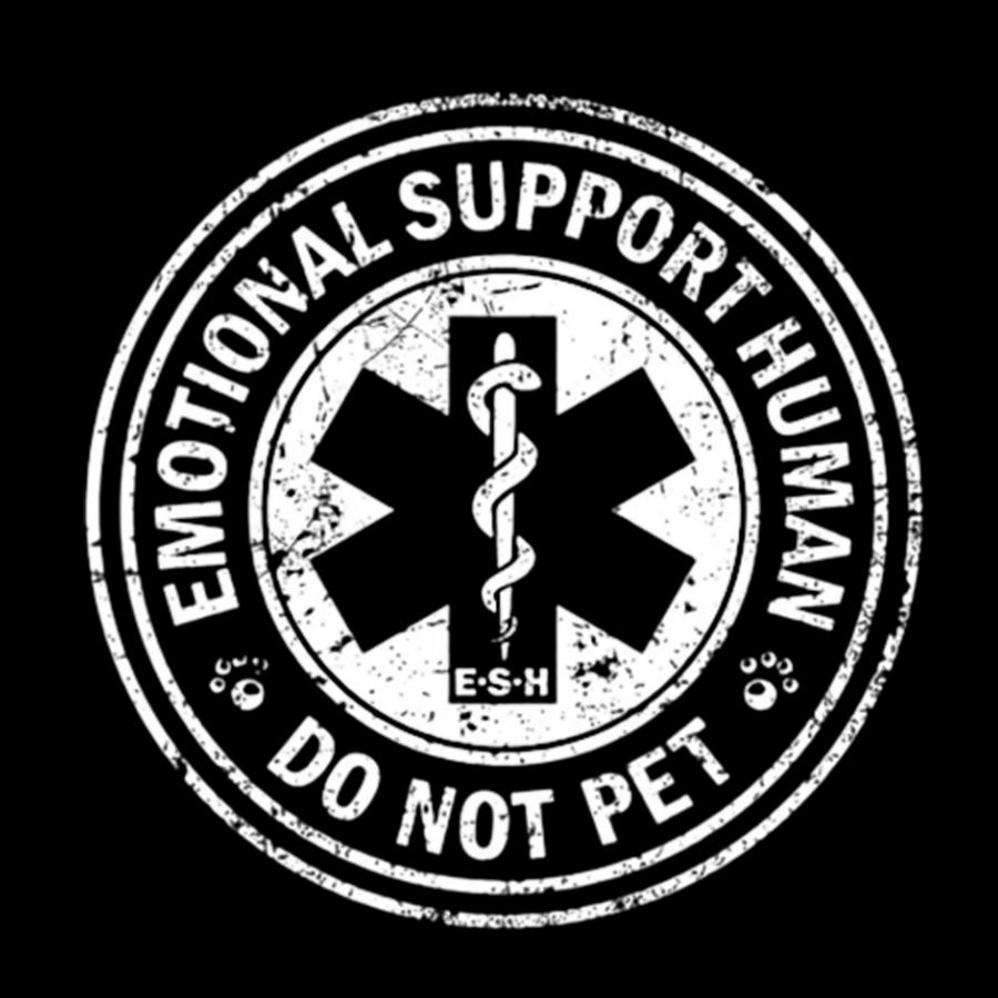 Emotional Support Human Nerd T-Shirt