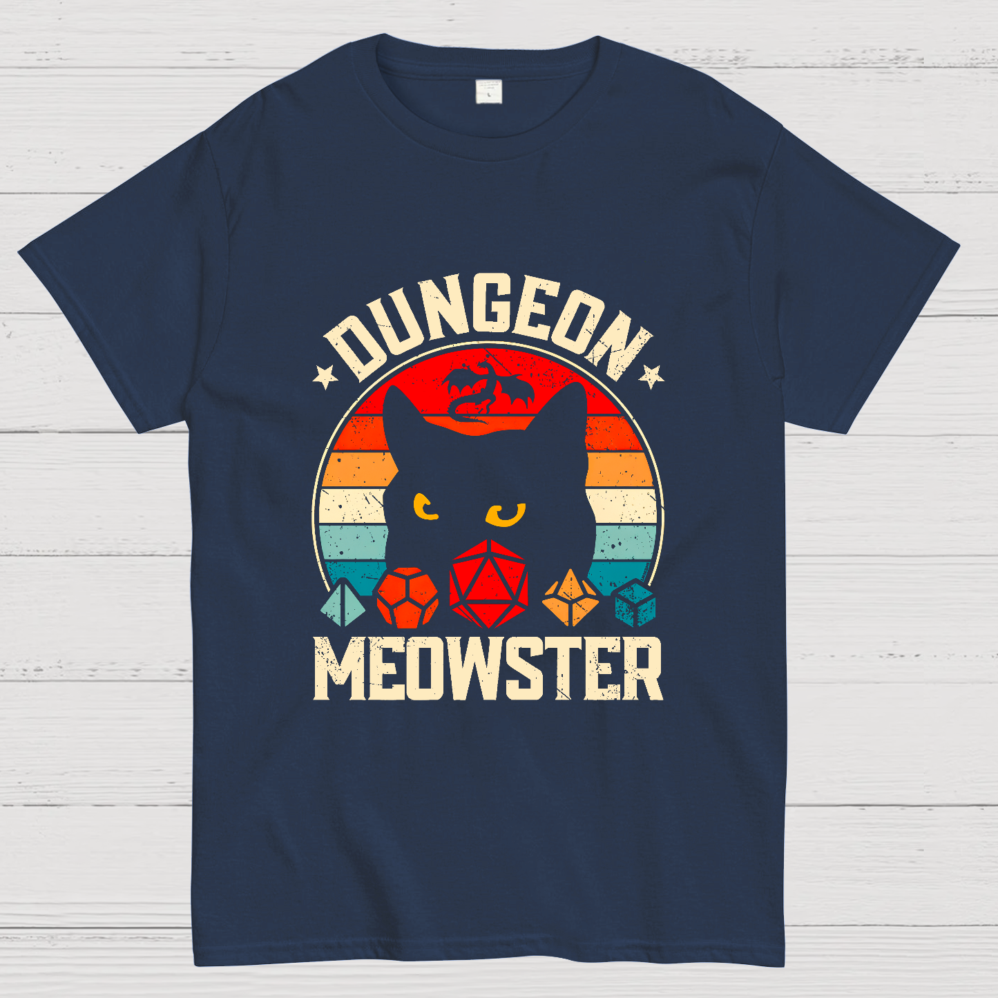 Dungeon Meowster Nerdy T-Shirt