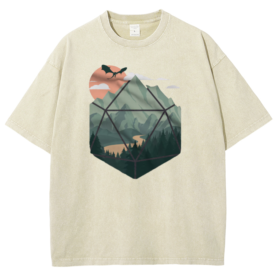 Dungeons and Dragons present Vintage Distressed T-shirt