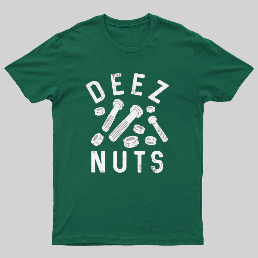 Deez Nuts and Bolts Funny Geek T-Shirt