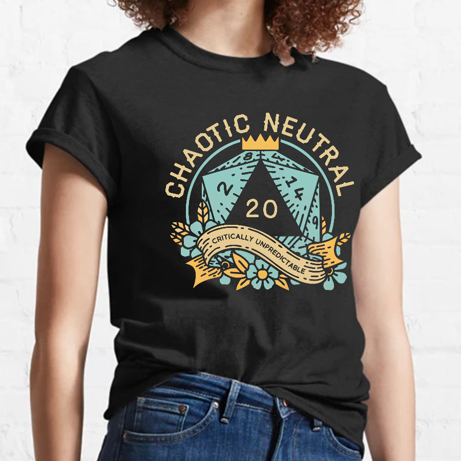 Chaotic Neutral Geeky T-Shirt