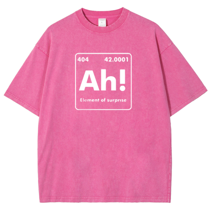 Ah! The Element Of Surprise Vintage Distressed T-shirt