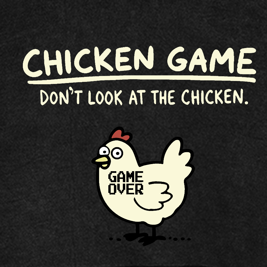 Chicken Game Vintage Distressed Hoodie