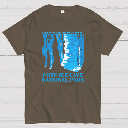 Hoth Ice Cave National Park Geeky T-Shirt