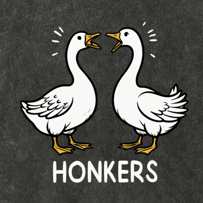 Honkers Funny Goose Vintage Distressed T-shirt