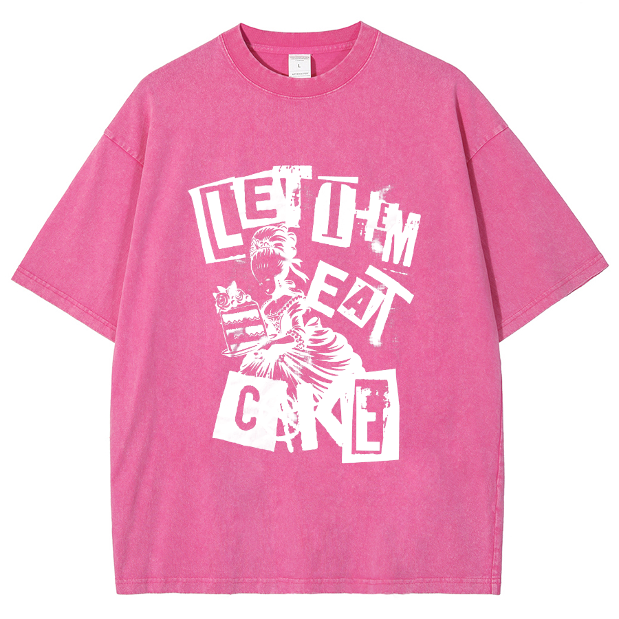 Let Them Eat Cake Vintage Distressed T-shirt