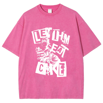 Let Them Eat Cake Vintage Distressed T-shirt