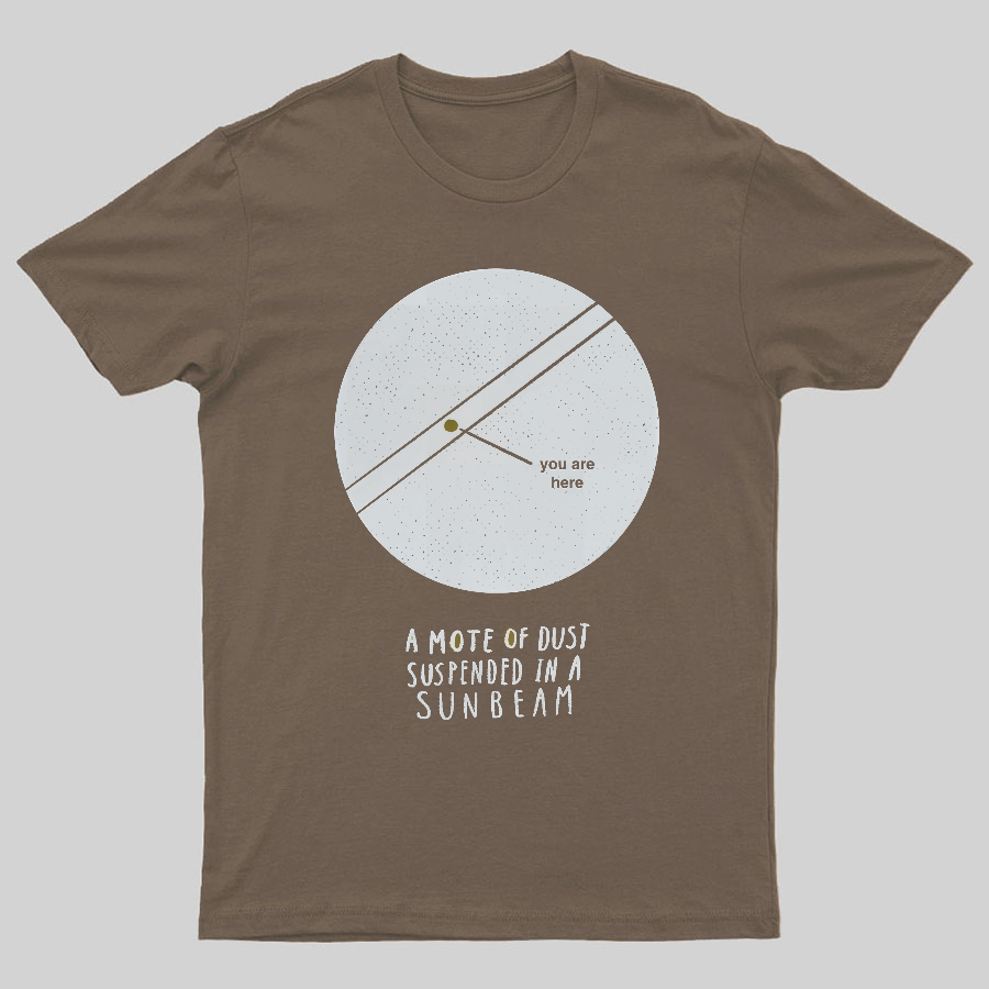 Pale Blue Dot Mote of Dust Space & Astronomy Geeky T-Shirt