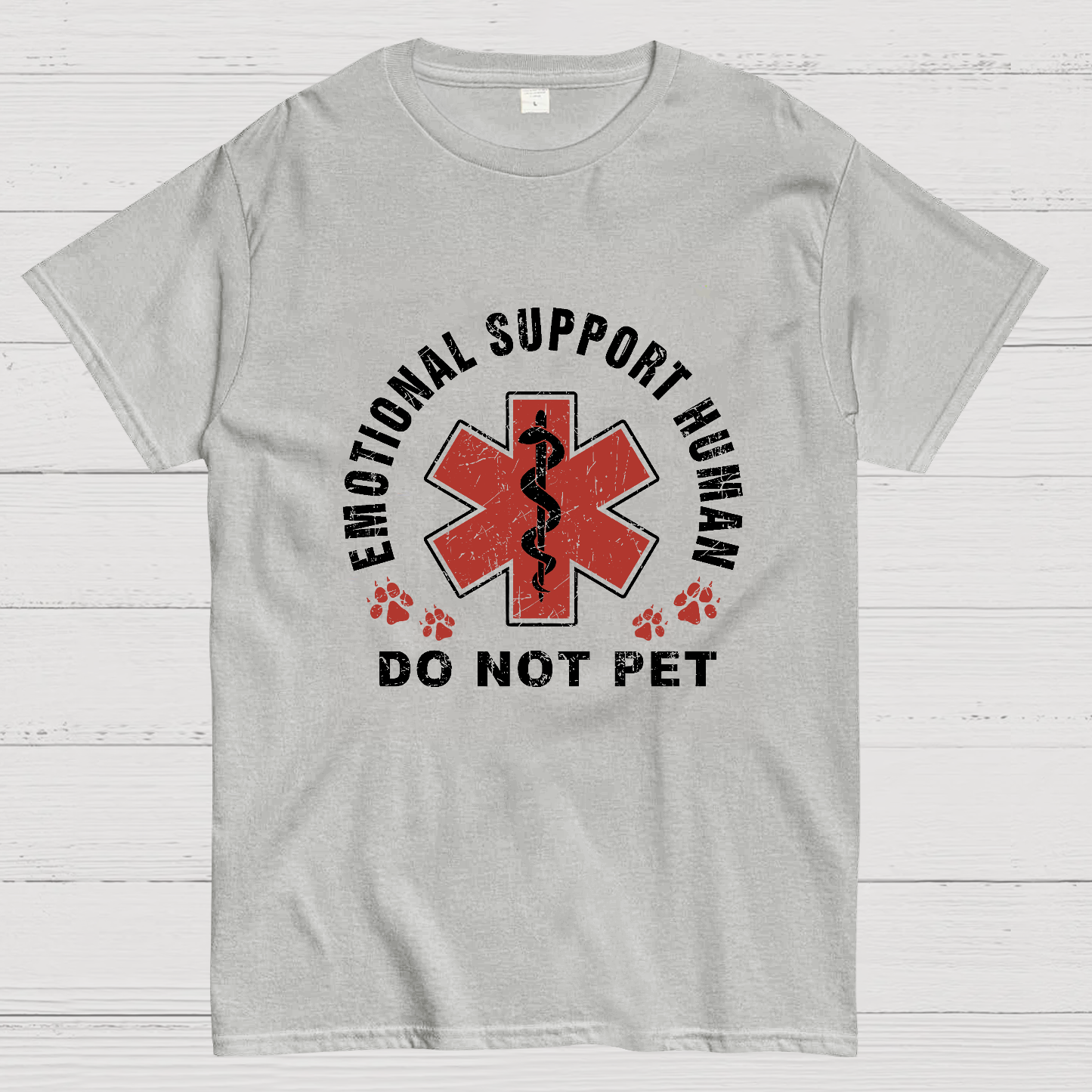 Emotional Support Human Geeky T-Shirt