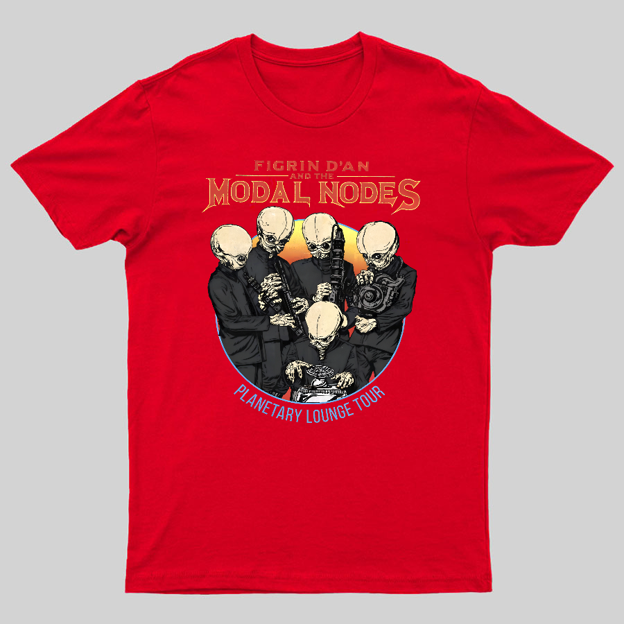 Star Wars Cantina Band Planetary Lounge Tour Geeky T-Shirt