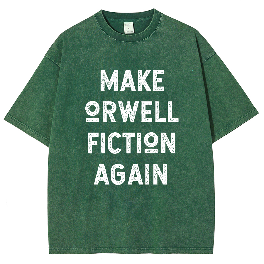 Make Orwell fiction again Vintage Distressed T-shirt