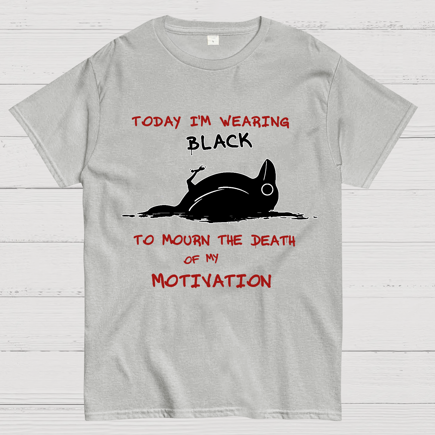 Today I'm wearing black Geek T-Shirt