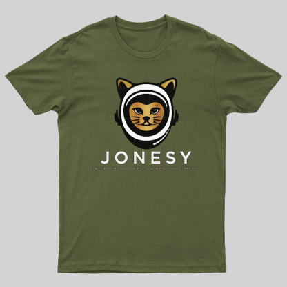 Jonesy In Space No One Can Hear You Meow Geeky T-Shirt