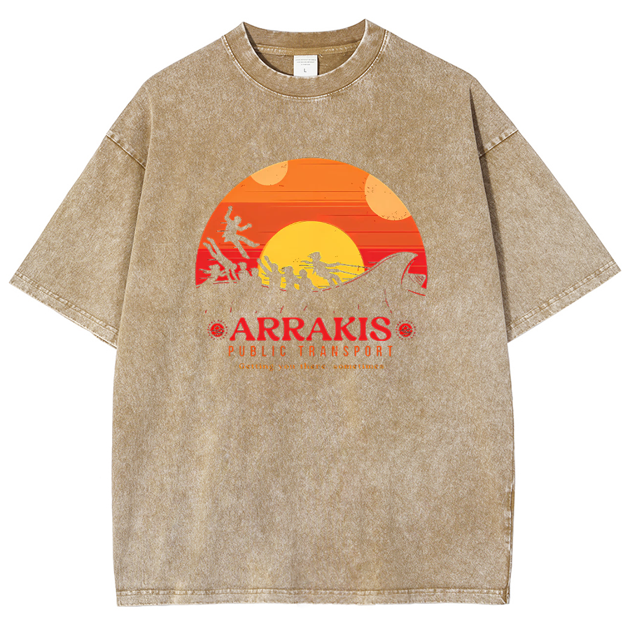 Arrakis Getting You There Sometimes Vintage Distressed T-shirt
