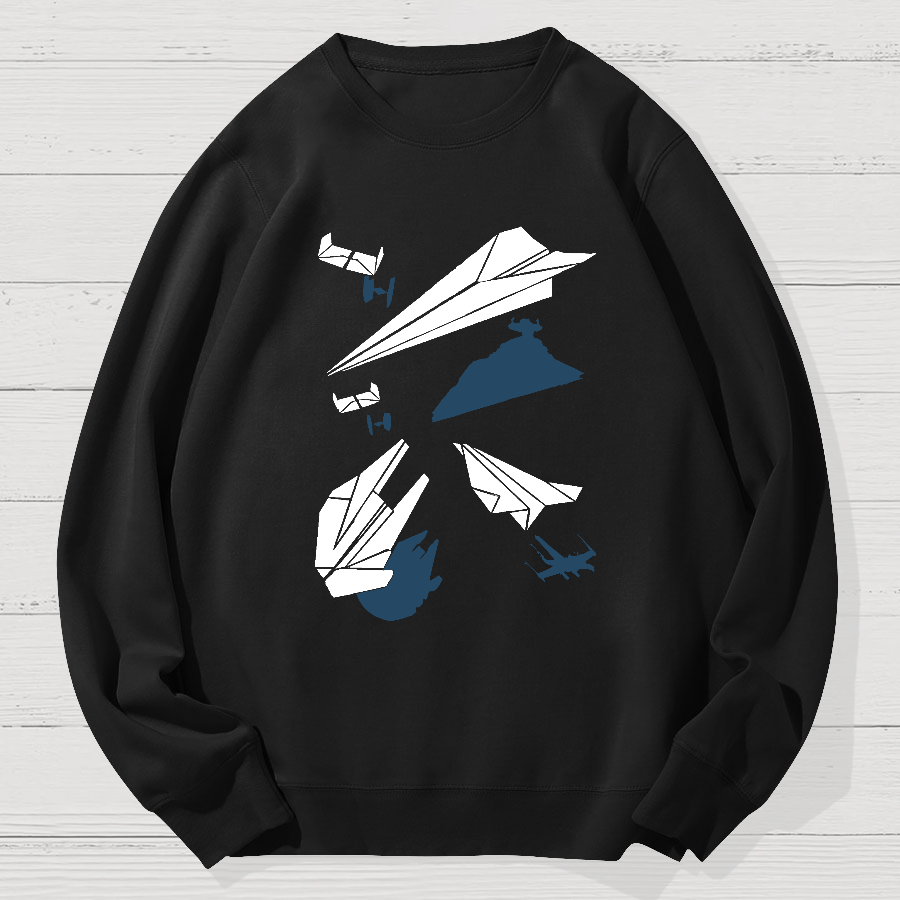 Paper Wars Geek Cotton Sweatshirt