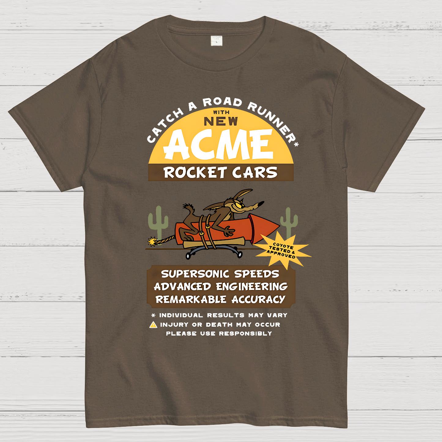 Acme Rocket Cars Geek T-Shirt