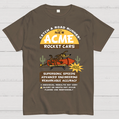 Acme Rocket Cars Geek T-Shirt
