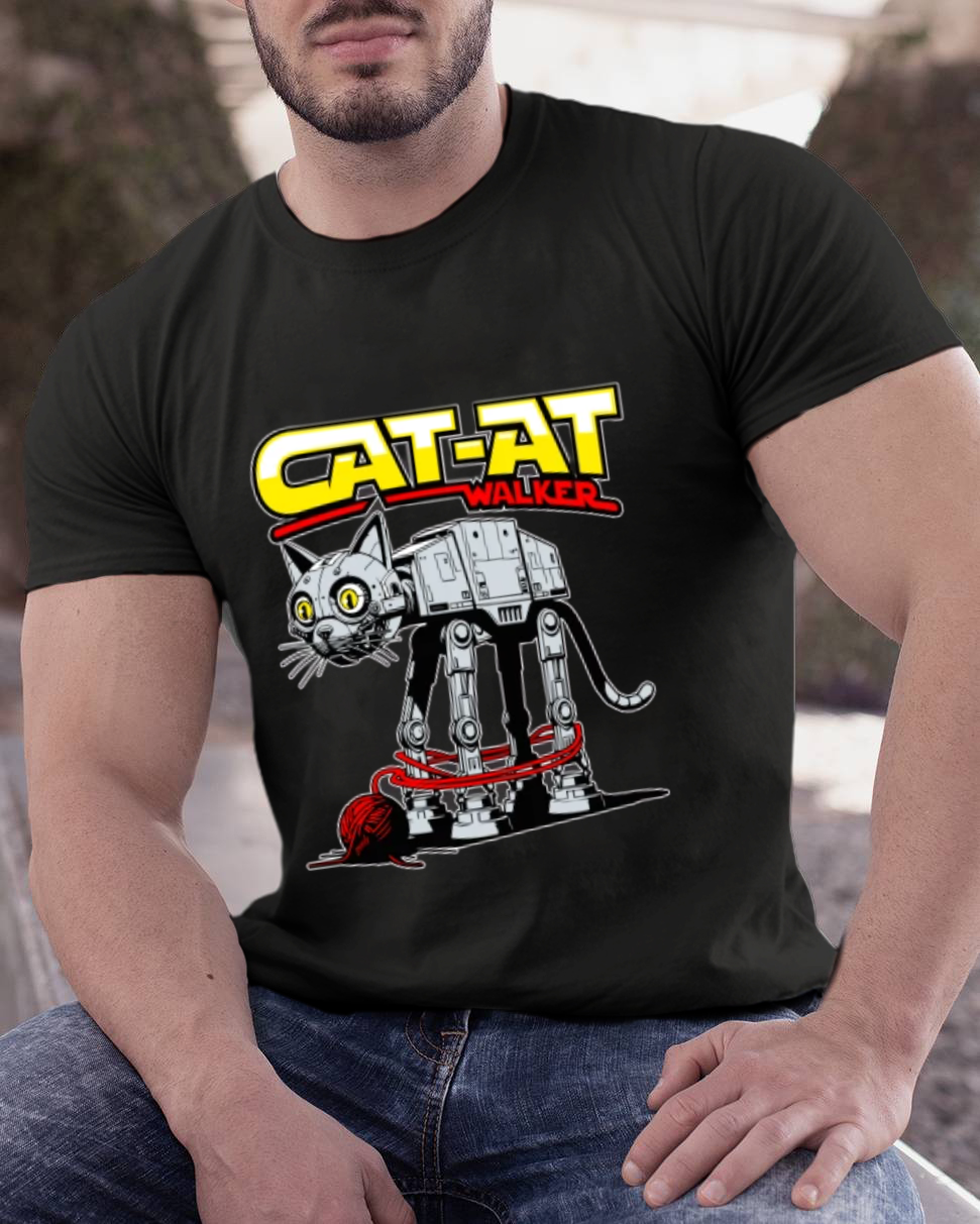 Funny Cat-at Walker, Cat Geeky T-Shirt