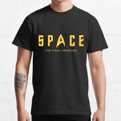 SPACE The Final Frontier Geeky T-Shirt