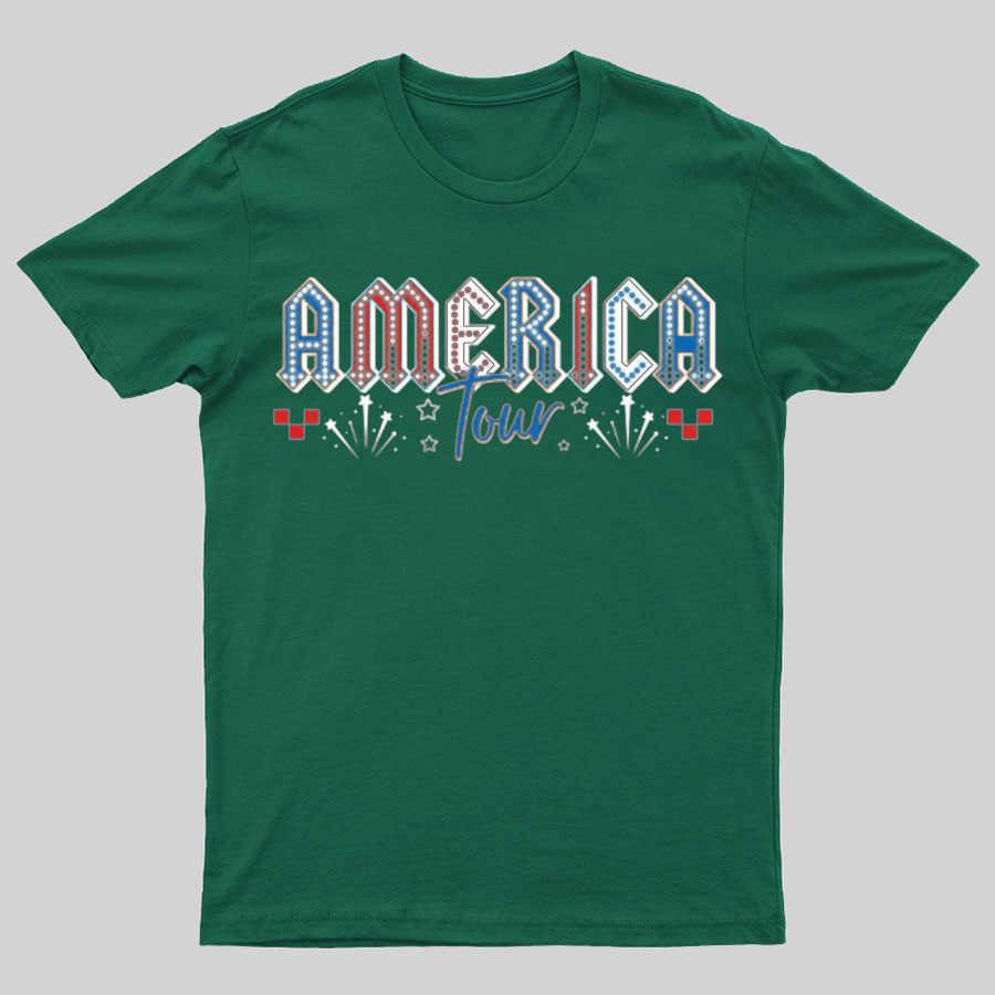 Retro America Tour 1776 Funny T-Shirt Gift