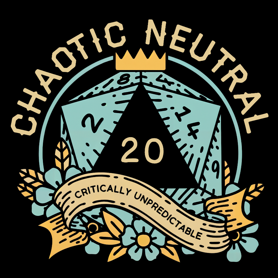 Chaotic Neutral Geeky T-Shirt