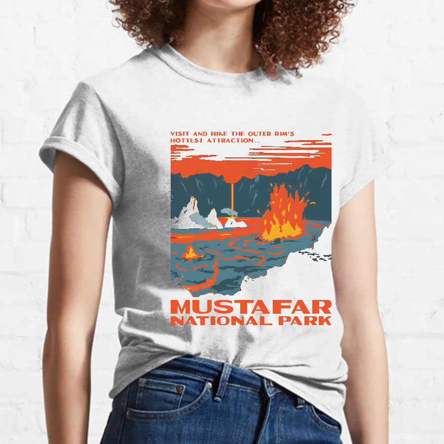 Mustafar National Park Nerdy T-Shirt