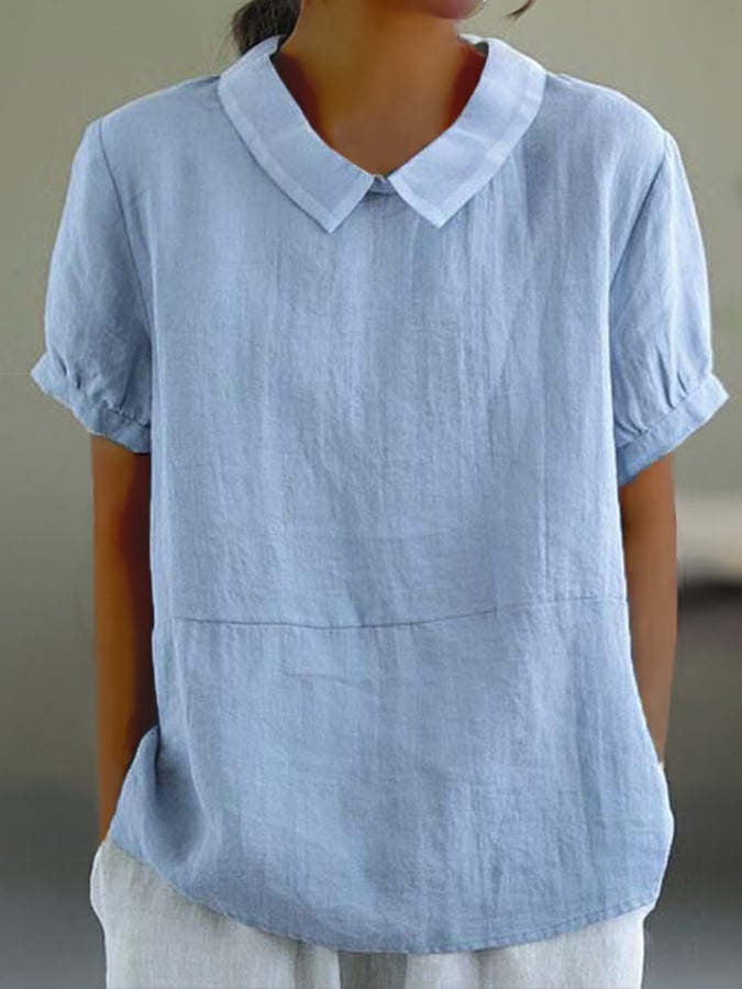 Women'S Solid Color Casual Tops