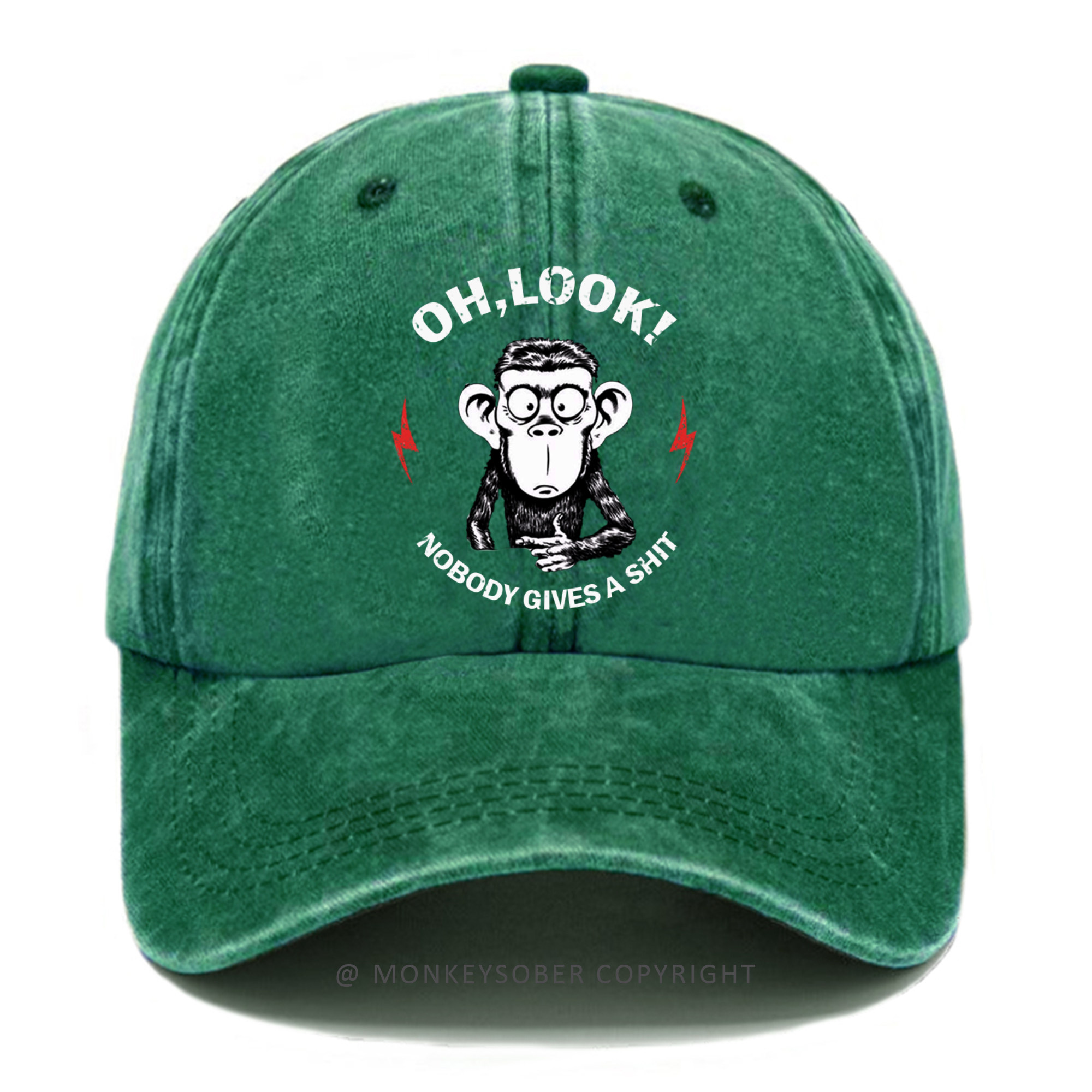 Oh Look Nobody Gives A Shit Washed Baseball Caps