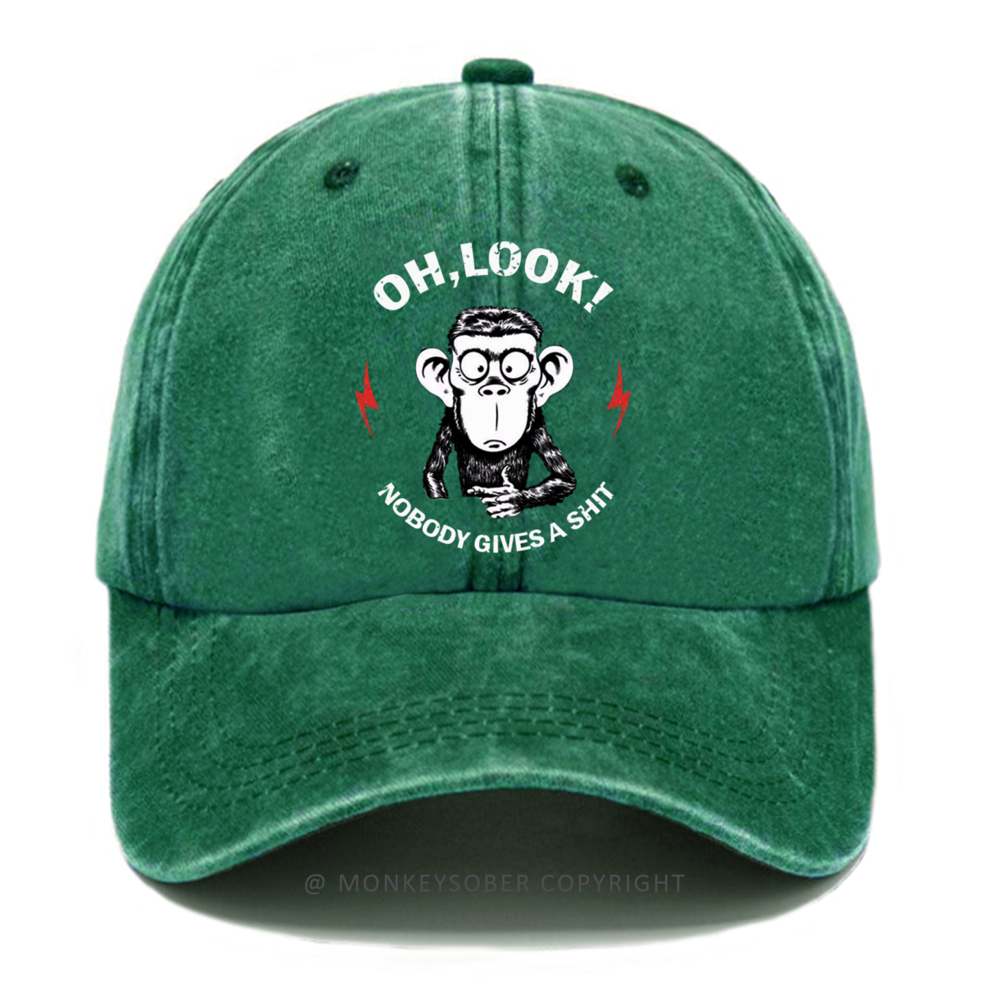 Oh Look Nobody Gives A Shit Washed Baseball Caps