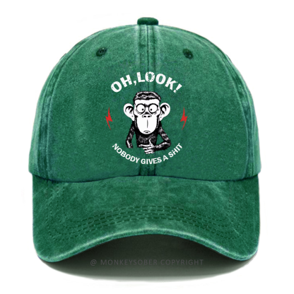 Oh Look Nobody Gives A Shit Washed Baseball Caps