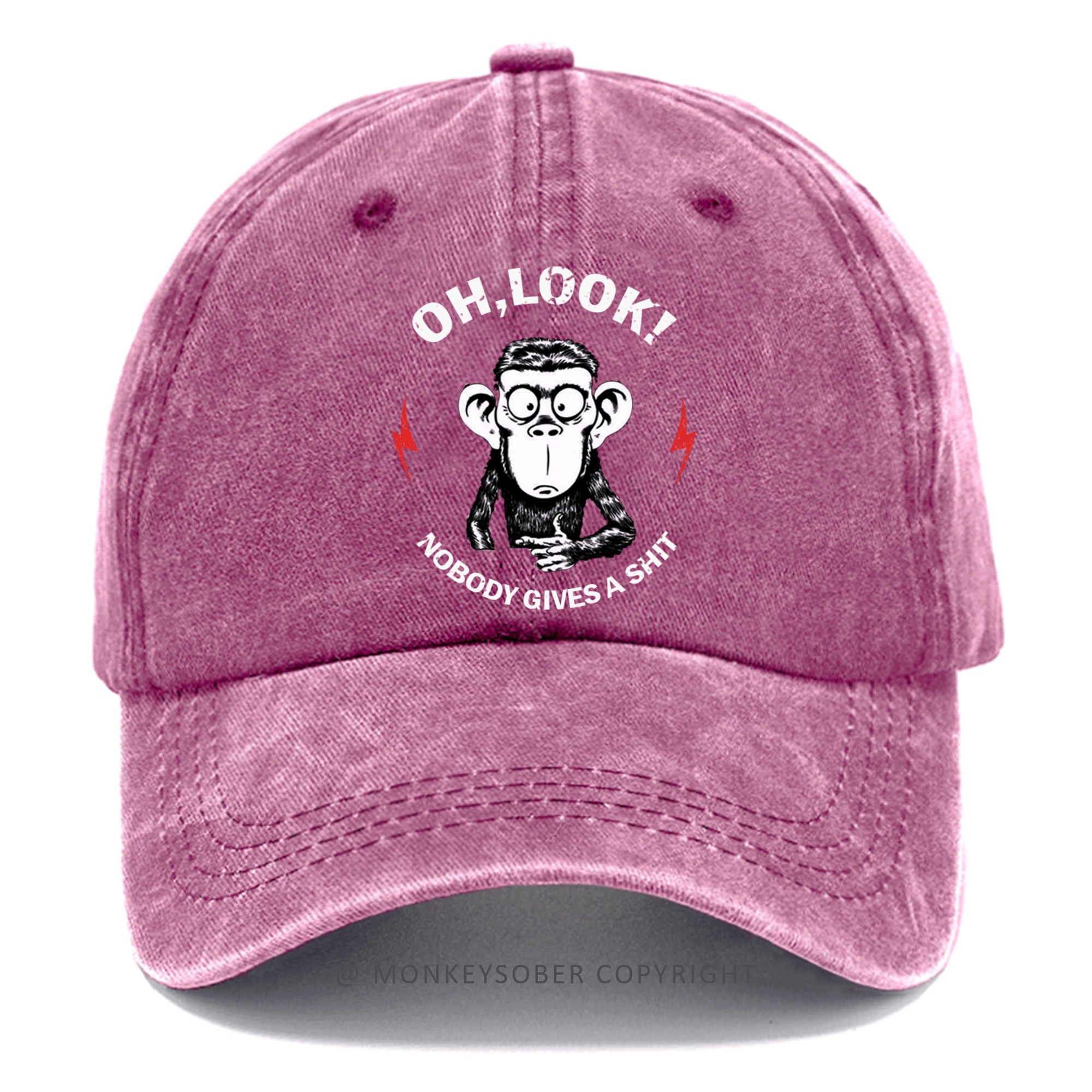 Oh Look Nobody Gives A Shit Washed Baseball Caps
