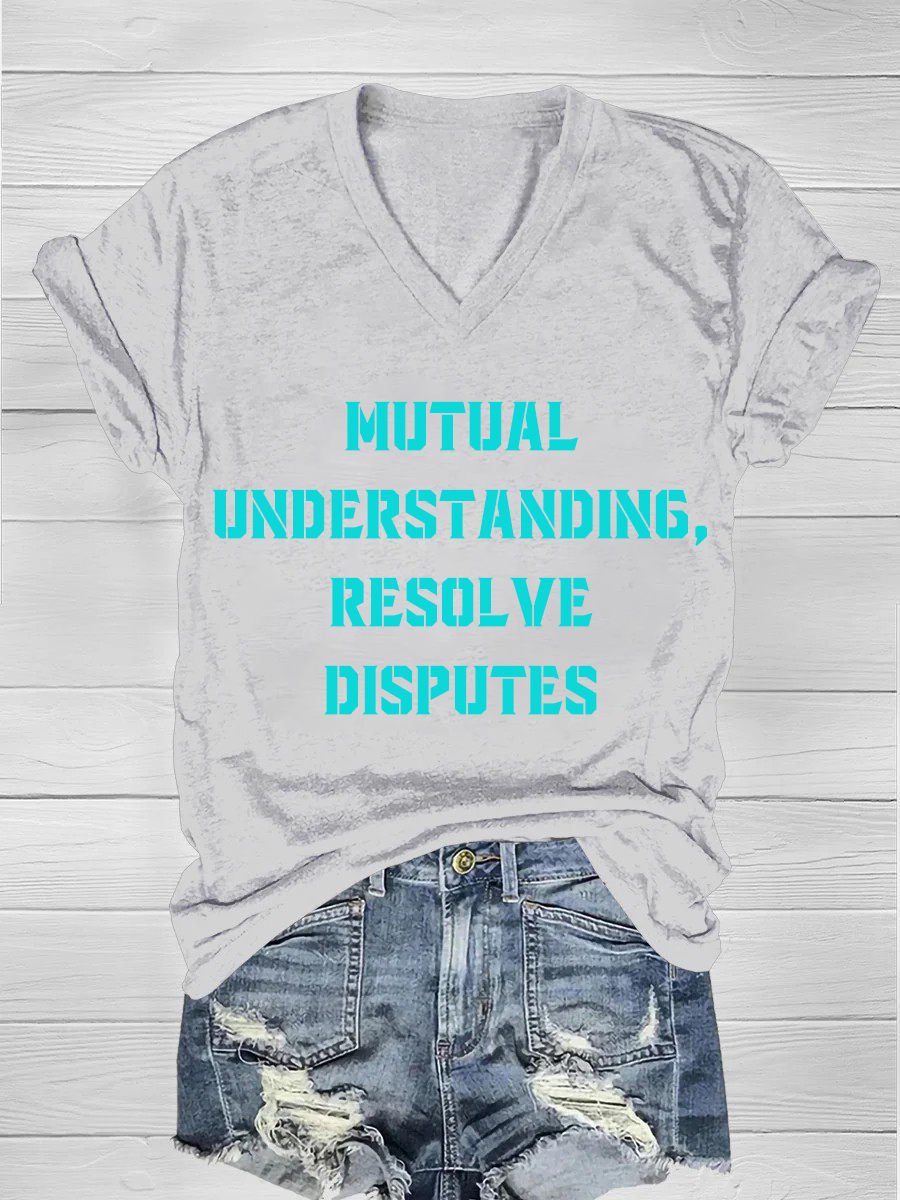 Mutual understanding, resolve disputes