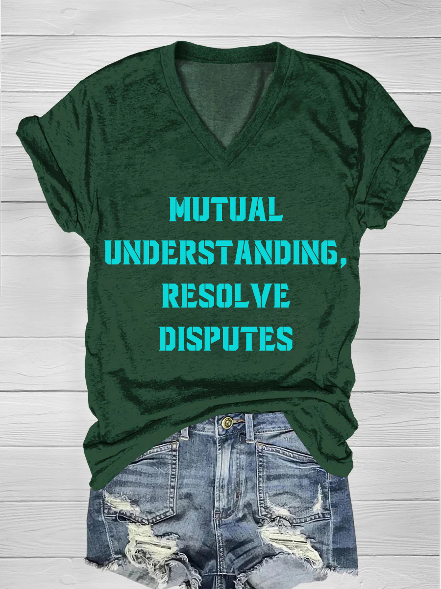 Mutual understanding, resolve disputes
