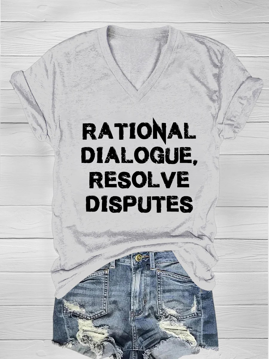 Rational dialogue, resolve disputes