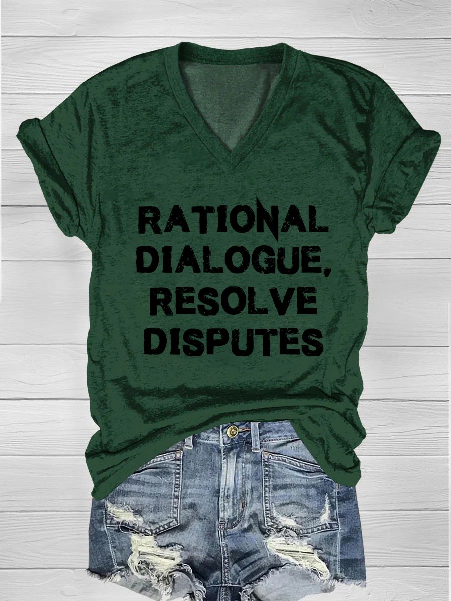 Rational dialogue, resolve disputes