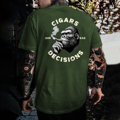 Cigars & Bad Decisions T-shirt