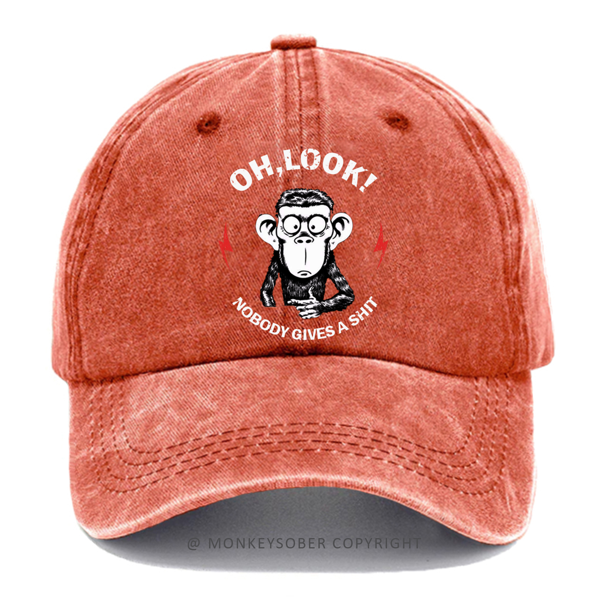 Oh Look Nobody Gives A Shit Washed Baseball Caps
