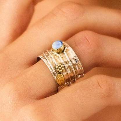 🎁Bohemian Gemstone Meditation Ring