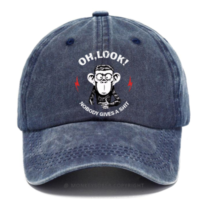 Oh Look Nobody Gives A Shit Washed Baseball Caps