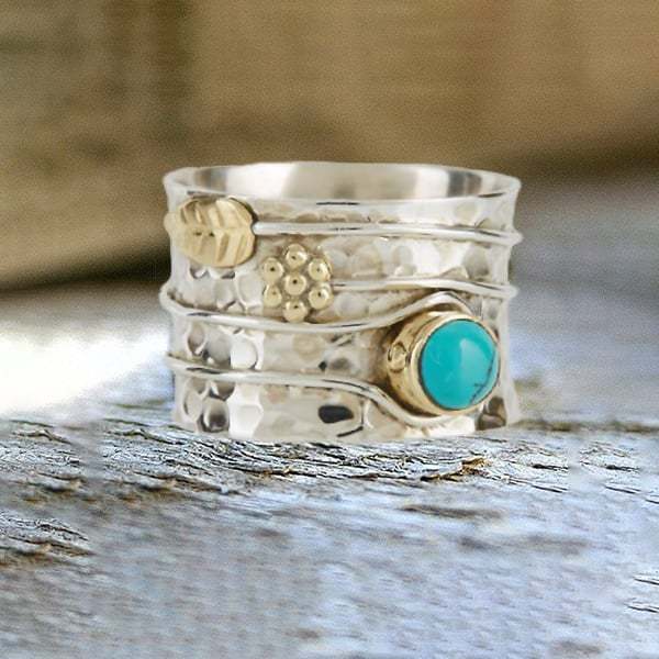 🎁Bohemian Gemstone Meditation Ring