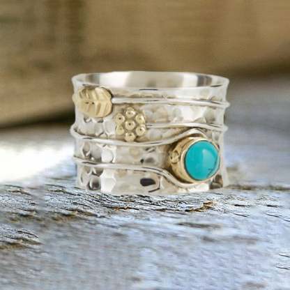 🎁Bohemian Gemstone Meditation Ring