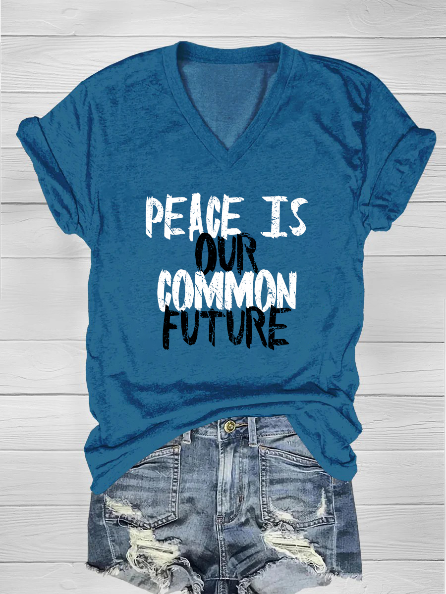 Peace is our common future